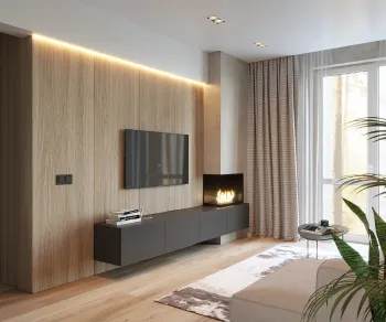 Интерьер гостиной c подсветкой в современном стиле смотреть на Basicdecor