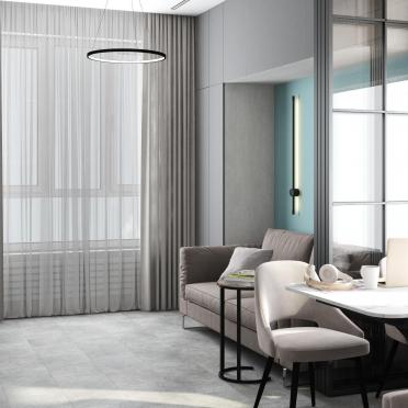 Интерьер гостиной  смотреть на Basicdecor