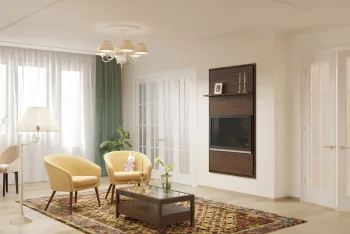 Интерьер гостиной  смотреть на Basicdecor
