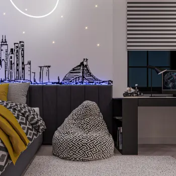 Интерьер c подсветкой  смотреть на Basicdecor