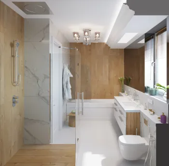 Интерьер ванной  смотреть на Basicdecor