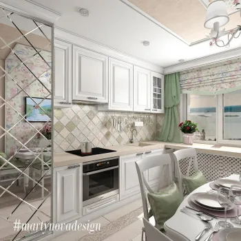 Интерьер кухни в классическом стиле смотреть на Basicdecor
