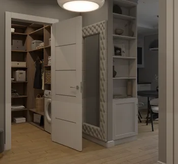 Интерьер с проходной  смотреть на Basicdecor