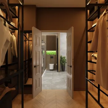 Интерьер гардеробной  смотреть на Basicdecor