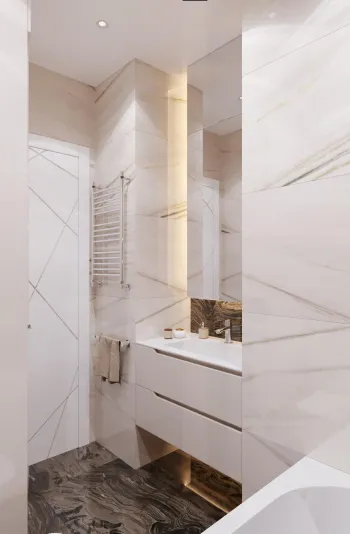 Интерьер ванной  смотреть на Basicdecor