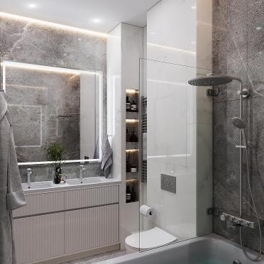 Интерьер ванной  смотреть на Basicdecor