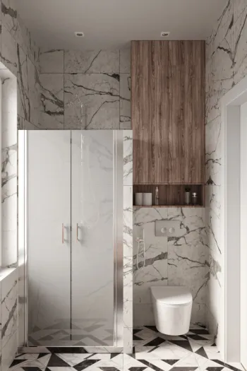 Интерьер ванной  смотреть на Basicdecor