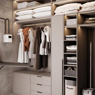 Интерьер гардеробной  смотреть на Basicdecor