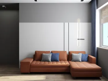 Интерьер гостиной c подсветкой  смотреть на Basicdecor