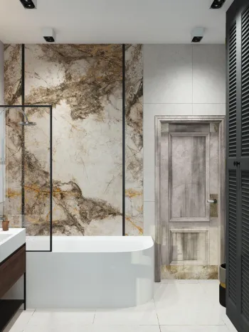 Интерьер ванной  смотреть на Basicdecor