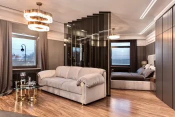 Интерьер гостиной  смотреть на Basicdecor