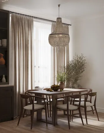 Интерьер столовой  смотреть на Basicdecor