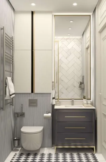 Интерьер ванной  смотреть на Basicdecor