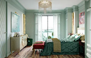 Интерьер спальни в неоклассике смотреть на Basicdecor