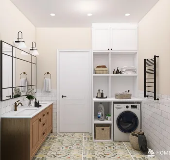 Интерьер с постирочной  смотреть на Basicdecor