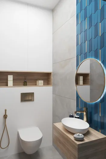 Интерьер ванной  смотреть на Basicdecor