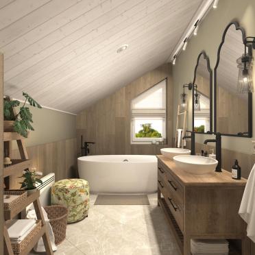 Интерьер ванной  смотреть на Basicdecor