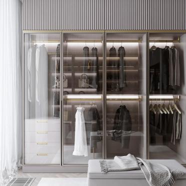 Интерьер гардеробной  смотреть на Basicdecor
