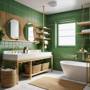 Интерьер ванной  смотреть на Basicdecor