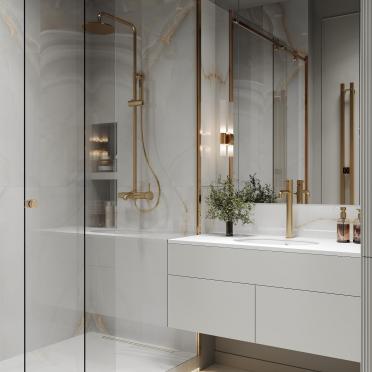 Интерьер ванной  смотреть на Basicdecor