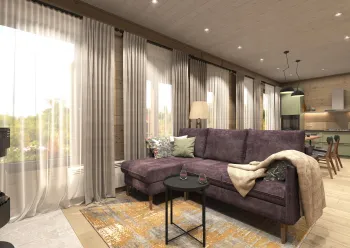 Интерьер гостиной  смотреть на Basicdecor
