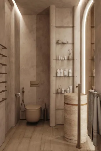Интерьер ванной  смотреть на Basicdecor