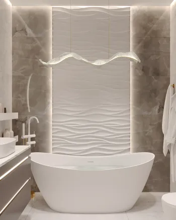 Интерьер ванной  смотреть на Basicdecor