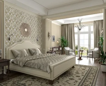 Интерьер спальни в винтажном смотреть на Basicdecor