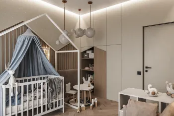 Интерьер детской с для мальчика  смотреть на Basicdecor