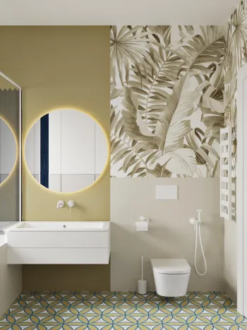 Интерьер ванной  смотреть на Basicdecor