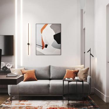 Интерьер гостиной  смотреть на Basicdecor