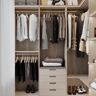 Интерьер гардеробной  смотреть на Basicdecor