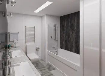 Интерьер ванной  смотреть на Basicdecor