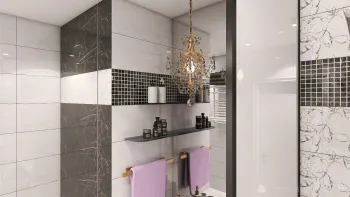 Интерьер ванной  смотреть на Basicdecor