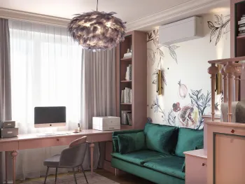 Интерьер c рабочим местом  смотреть на Basicdecor