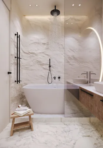 Интерьер ванной  смотреть на Basicdecor