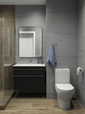 Интерьер ванной  смотреть на Basicdecor
