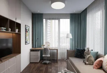 Интерьер детской с для мальчика  смотреть на Basicdecor