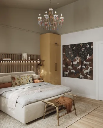 Интерьер спальни  смотреть на Basicdecor