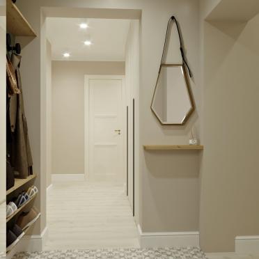 Интерьер прихожей с проходной в современном стиле смотреть на Basicdecor