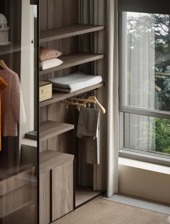 Интерьер гардеробной  смотреть на Basicdecor
