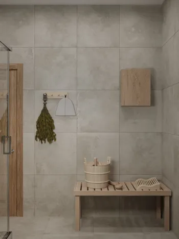 Интерьер ванной в современном стиле смотреть на Basicdecor