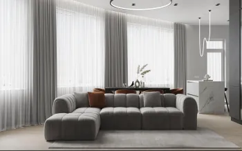 Интерьер гостиной  смотреть на Basicdecor