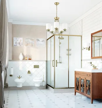 Интерьер ванной  смотреть на Basicdecor