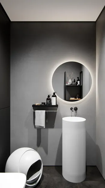 Интерьер ванной  смотреть на Basicdecor