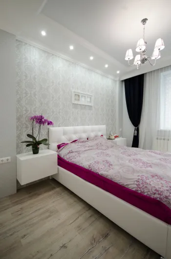 Интерьер спальни в стиле фьюжн смотреть на Basicdecor