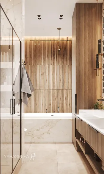 Интерьер ванной  смотреть на Basicdecor