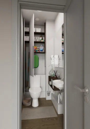 Интерьер ванной  смотреть на Basicdecor
