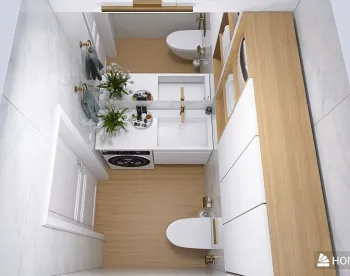 Интерьер ванной  смотреть на Basicdecor
