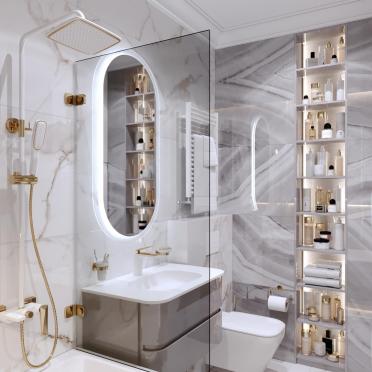 Интерьер ванной  смотреть на Basicdecor